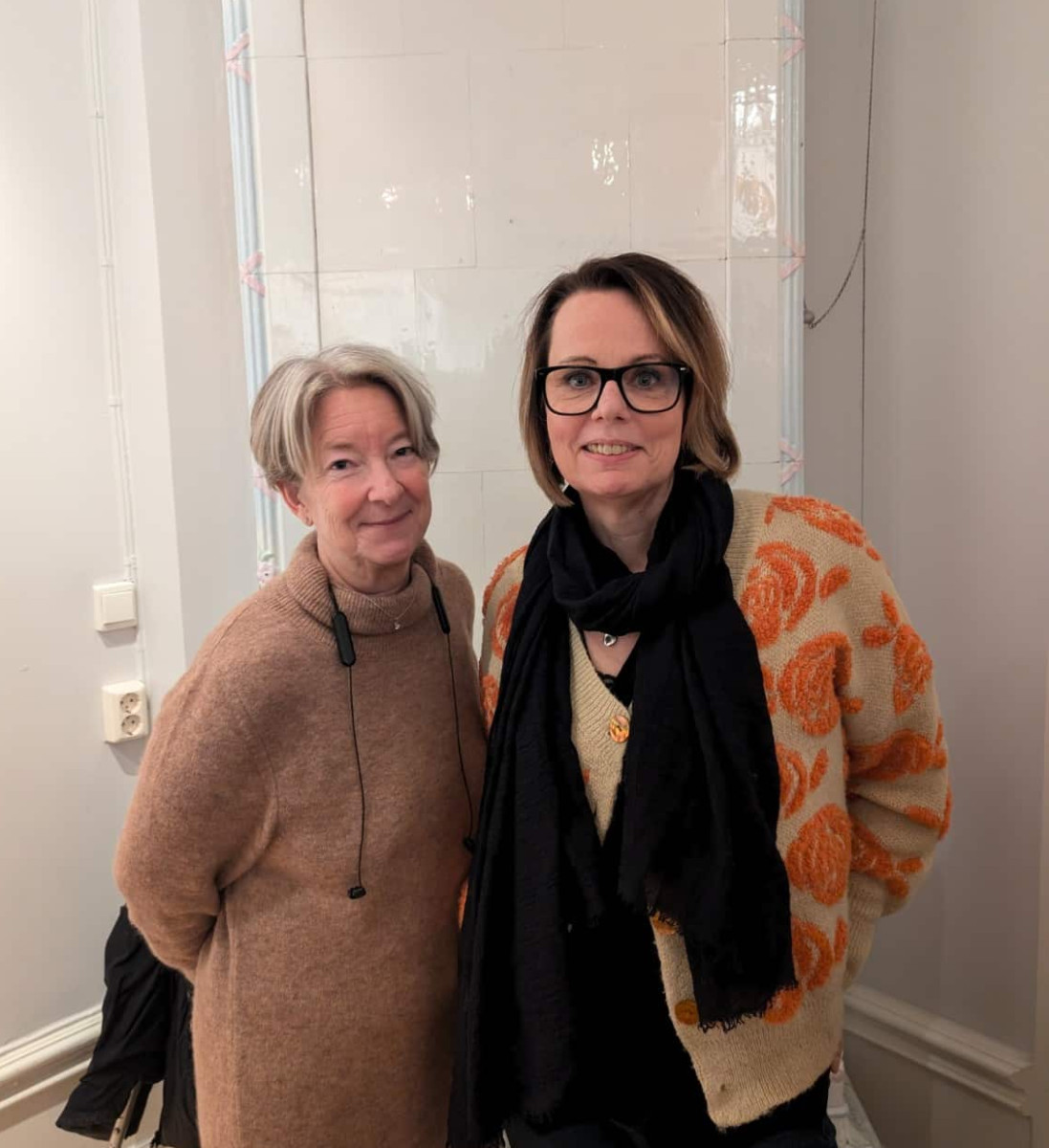 Marlene Ackland omvald till ordförande tillsammans med partiets gruppledare Åsa Dahl vid årsmöte 2026 i Salem. Redo för valåret 2026